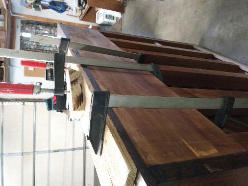 25 - Rear lid panel glued & clamped - Copy 25 - Rear lid panel glued & clamped - Copy